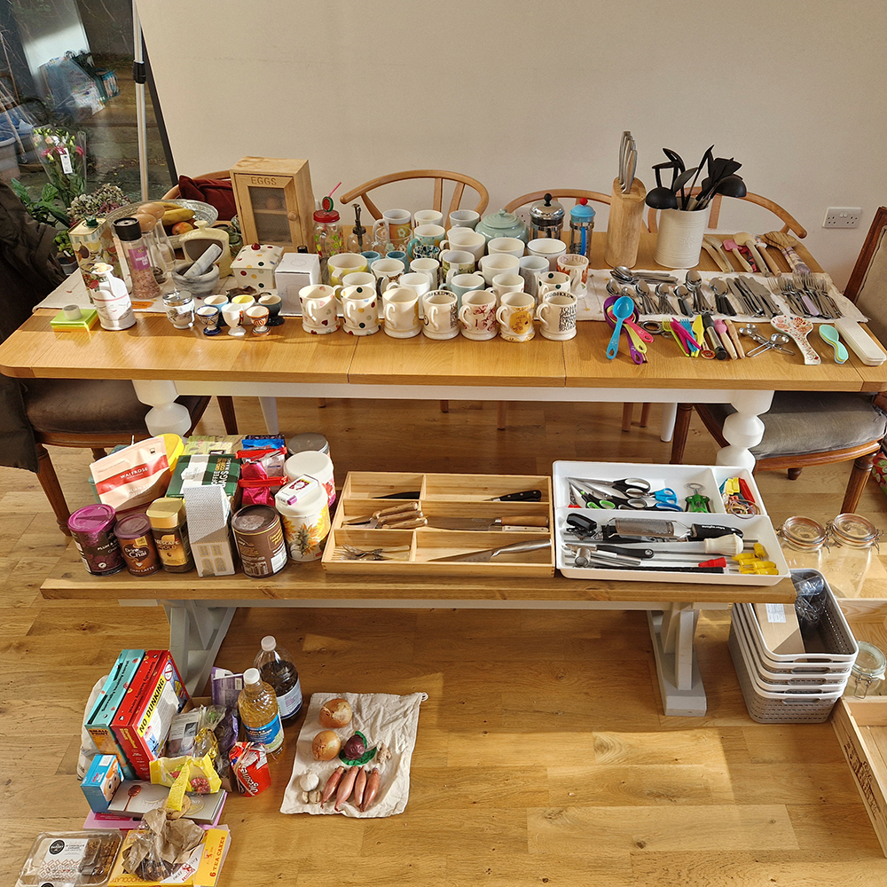 Organising a kitchen