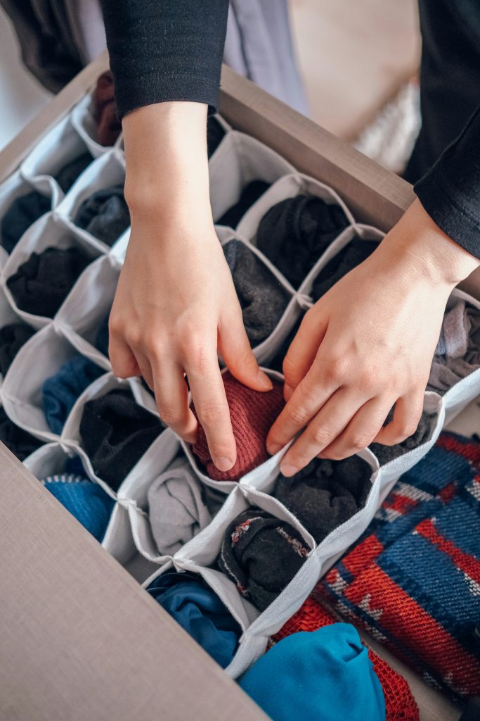 Folding clothes